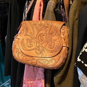 Hand Tooled Leather Bag